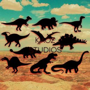10 realistic dinosaurs pack wall art dinosaur set wall decor dino charms