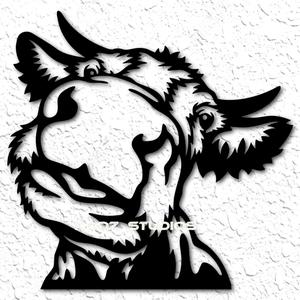 Saucy Cow wall art funny cow wall decor