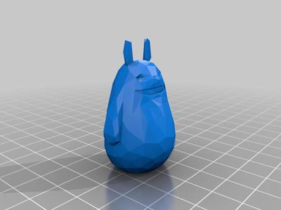 Totoro low-poly