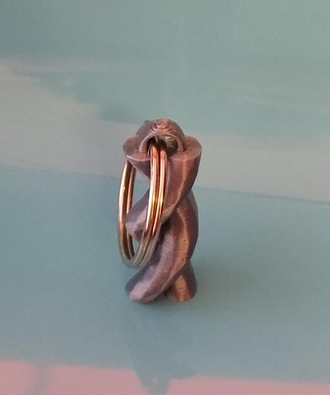 Twisty Cable keyring 