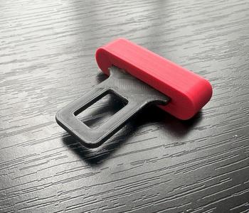 Seatbelt dummy clip thiner