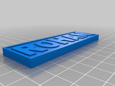 Rohan Name Tag