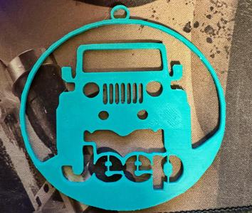 Jeep Christmas Ornament