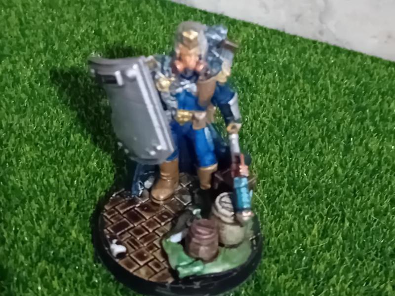 Space police with riot shield-Arbiter of law 36mm