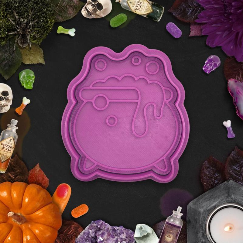 Halloween - kettle cookie cutter / stamp