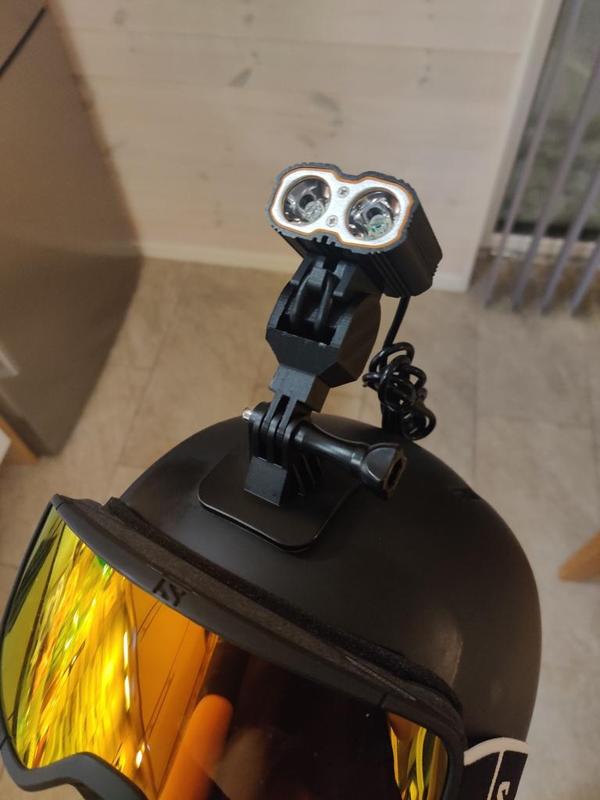 Bike Lamp Adapter to GoPro Screw Mount