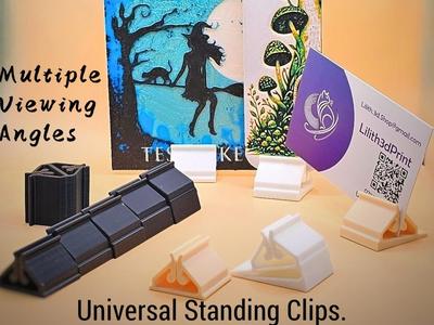 Multi-Angle Display Clips