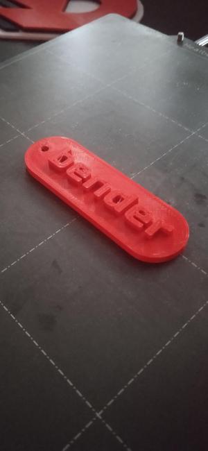 bender keychain