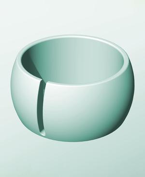CR162-100-S Stackable slotted bin box module for creative decor
