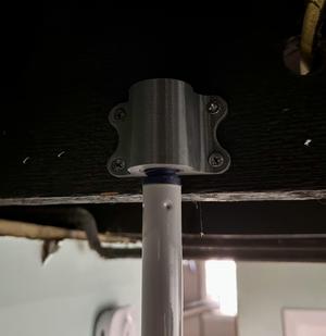 Threaded mount for extension rod