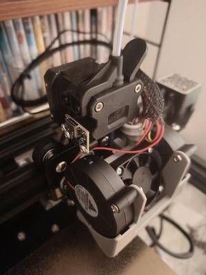 Adxl345 accelerometer sprite extruder mount