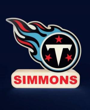 Tennessee Titans Sign - LED Strip Compatible