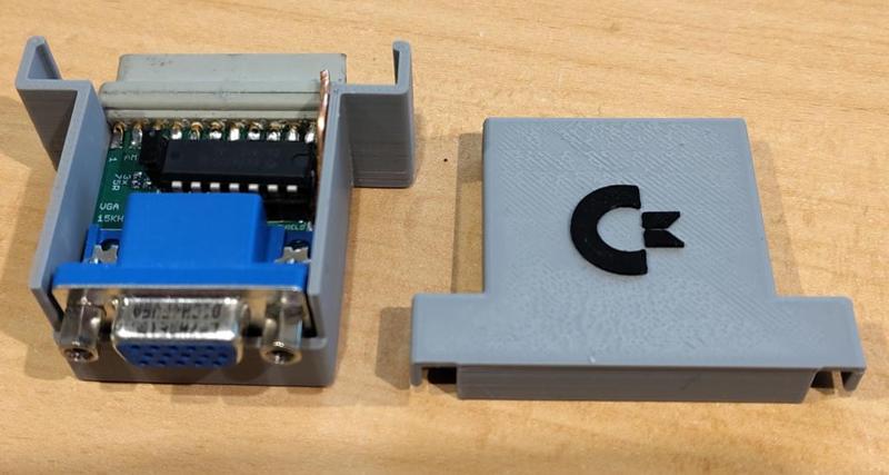 Housing for Commodore Amiga RGB to VGA Adapter from Edoardo Kinmami - Remix