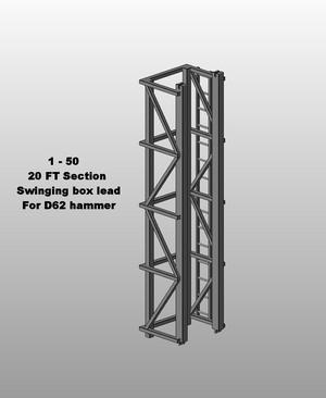1 - 50  - 20 FT section Swinging box lead.stl