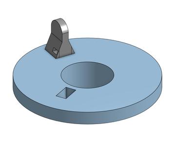 Vixen Sphinx SX to Omegon Tripod Adaptor Flange