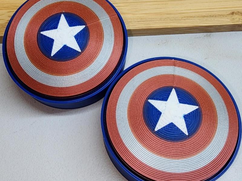 Captain America Fidget Clicker