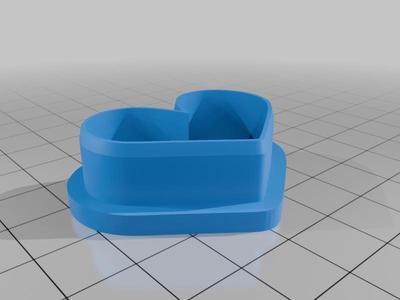 Heart Cookie Cutter, Heart Shape, Heart Polymer Clay Cutter, 5 sizes