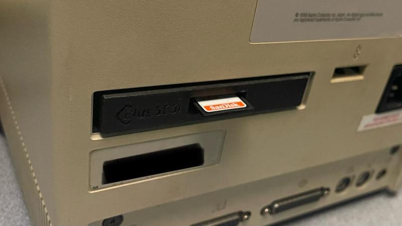 BlueSCSI v2 Expansion Slot Mount for Macintosh SE & SE/30