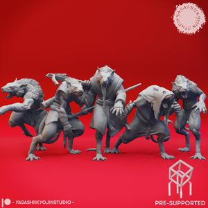 Wererat Pack - Tabletop Miniatures (Pre-Supported)