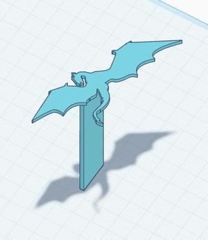 Dragon Halo Bookmark 13.stl