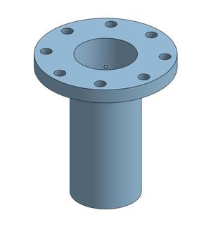 4" Flanged Pipe