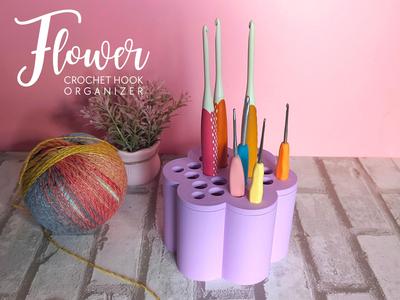 Flower Crochet Hook Organizer