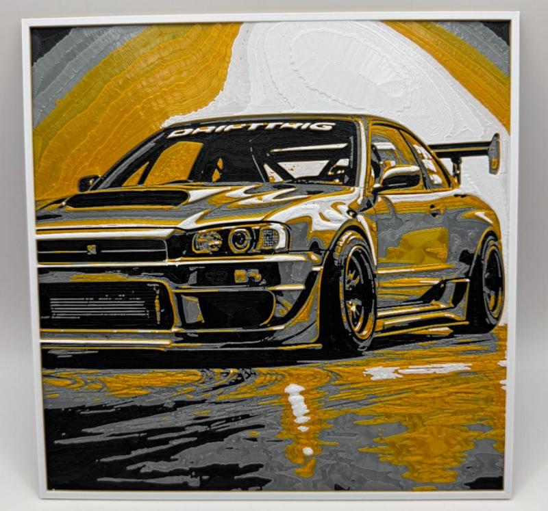 Hueforge | JDM Drift Car 100/150/200mm