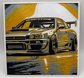 Hueforge | JDM Drift Car 100/150/200mm