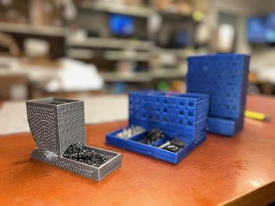 hardware dispenser slots