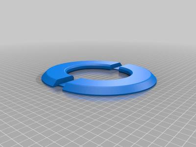 Split wall sleeve for HT-pipe DN90