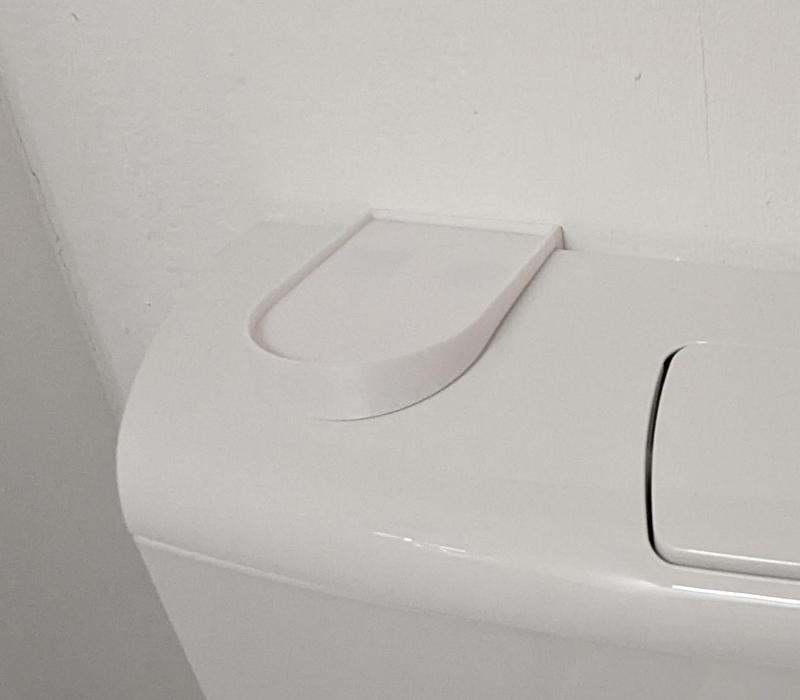 Tray for toilet flush tank