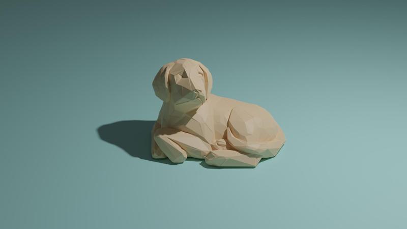 Low Poly Dog
