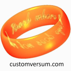 ELVISH RING WITH YOUR LIFE MOTTO