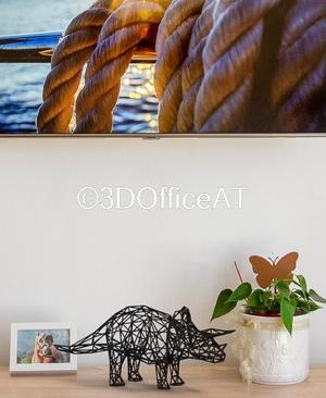 Triceratops Wire Art