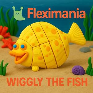 Wiggly the Fish Articulated Flexi Toy