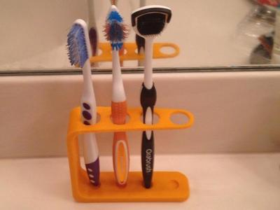 Toothbrush holder Quad 4 four