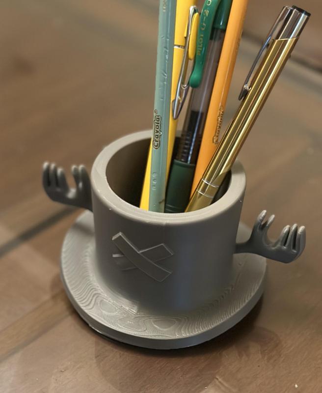 Chopper Hat Desk Organizer