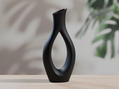 Modern Teardrop Vase - Sculptural Design | Mythos