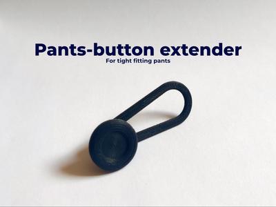 Pants-button extender