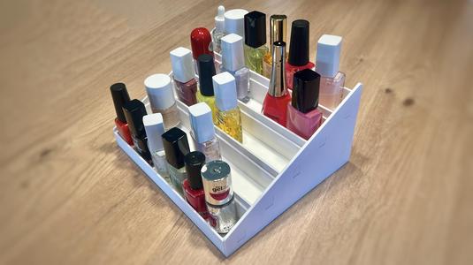 Nail polish stand for up to 30 pcs
