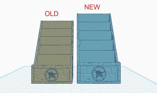 Simplified Mansions of Madness card holder [For filament printers] [Scaled up remix]