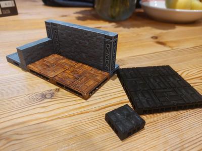 D&D Terrain - Wood Floor - DnD D&D 40K Openlock
