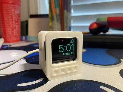 Vintage TV apple watch stand, 40mm/41mm