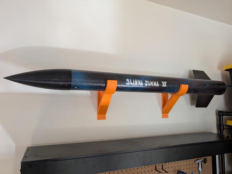 98mm rocket wall mount