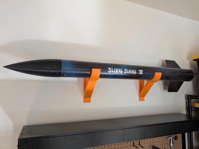 98mm rocket wall mount