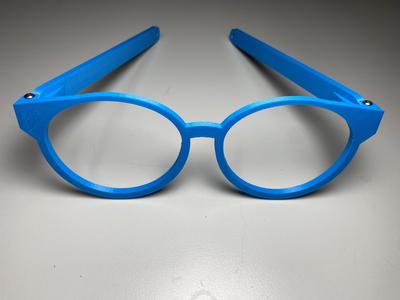 Customizable fursuit glasses: Boston style