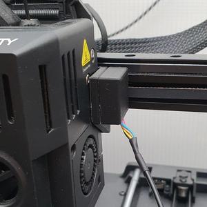 Vibration sensor magnetic case & X bracket - Ender 3v3 KE