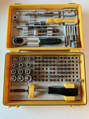 Rugged tool box for bits