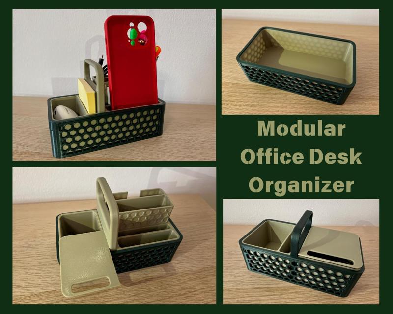 Modular Office Desk Organizer