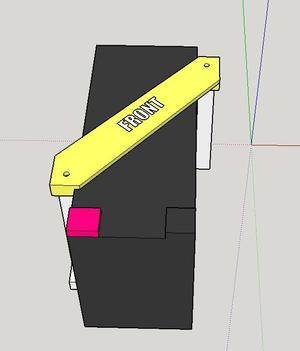 Top holder for an AGM 12v battery